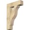 Ekena Millwork Funston Block Rough Sawn Bracket, Douglas Fir, 6"W x 26"D x 38"H BKT06X26X38FST05RDF - alternate 1